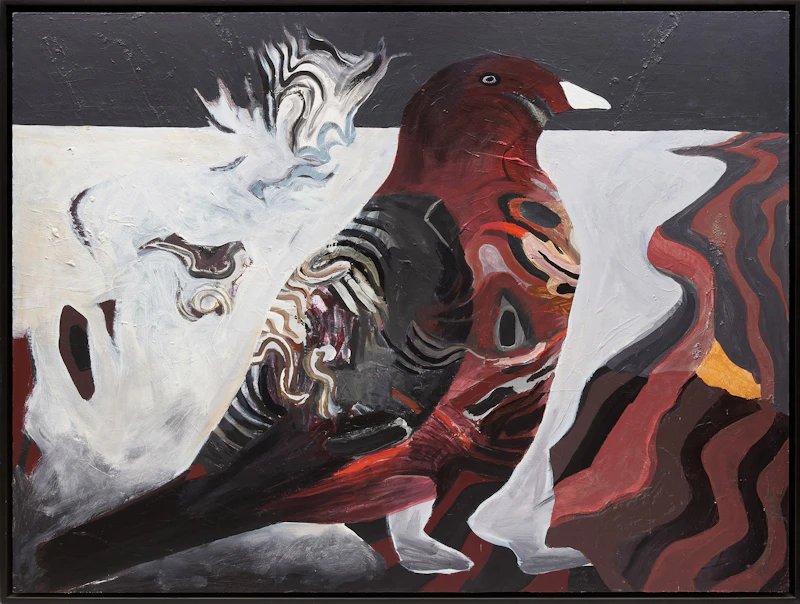 Jack Leonard Shadbolt, White Breaking, oil on board, 1965-69 - view 2