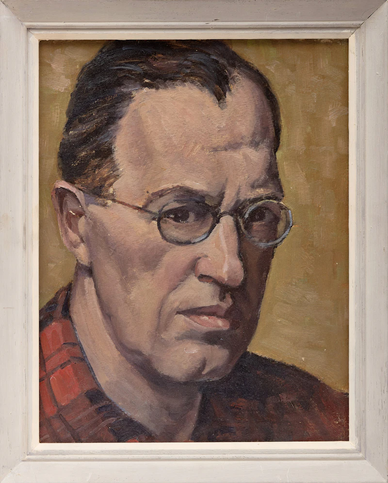 Canadian School, Portrait of a Man, oil on board - view 2
