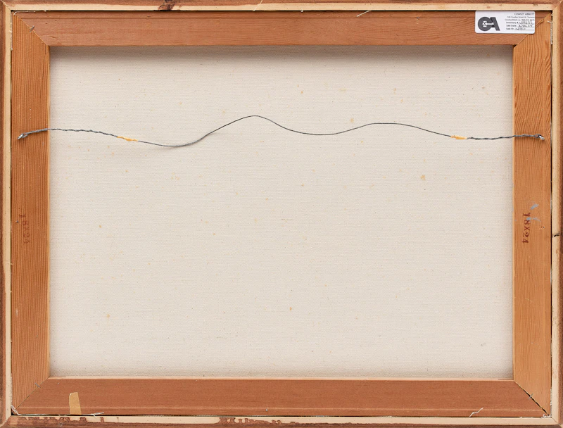 Robert Becenti Jr., Untitled (Camp of Navajo Family), oil on canvas - view 3