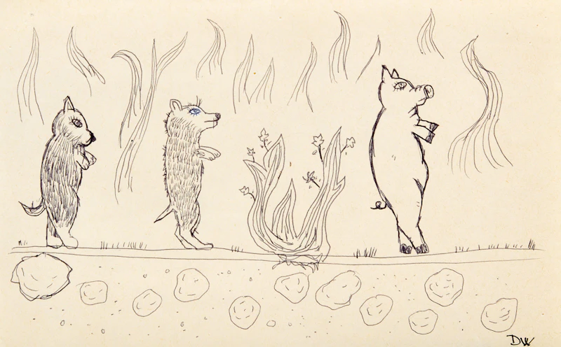 Three Drawings by Douglas Walker