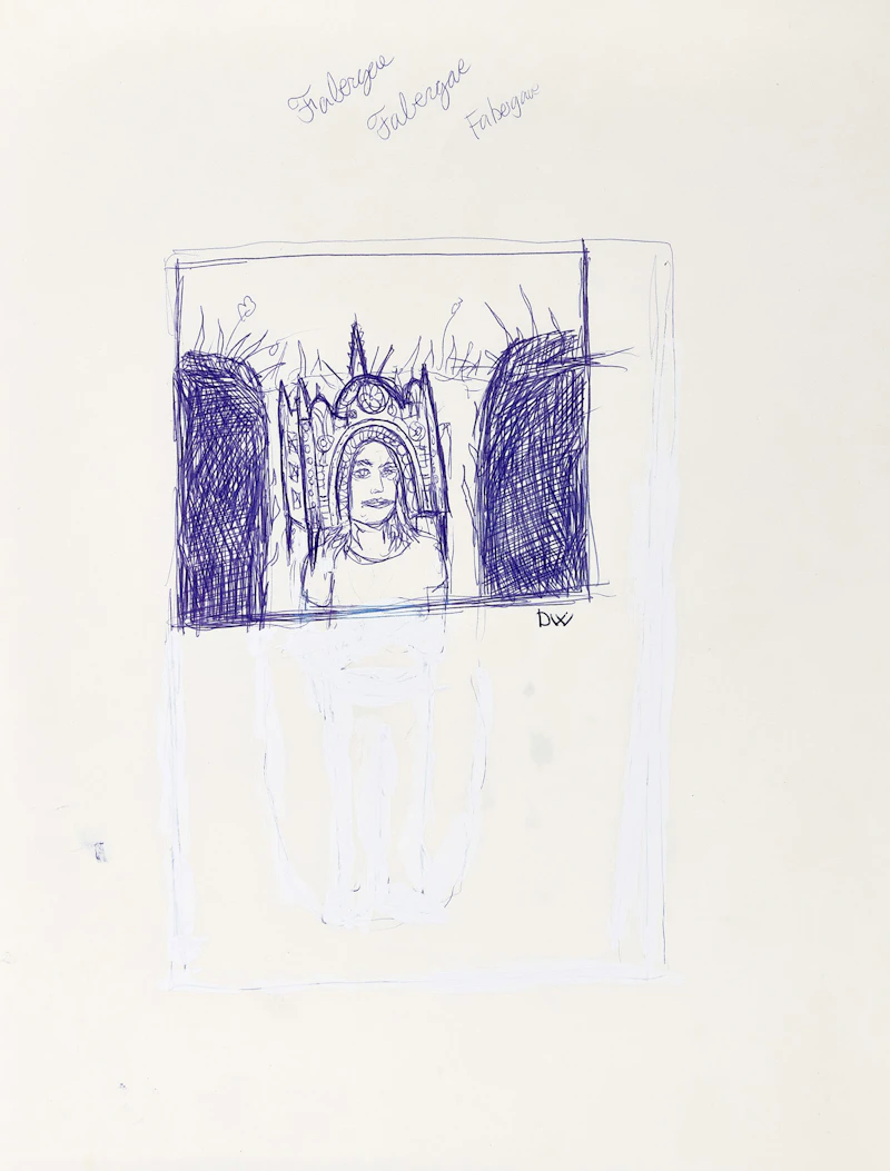 Douglas Walker, Three Drawings, three ink drawings - view 5