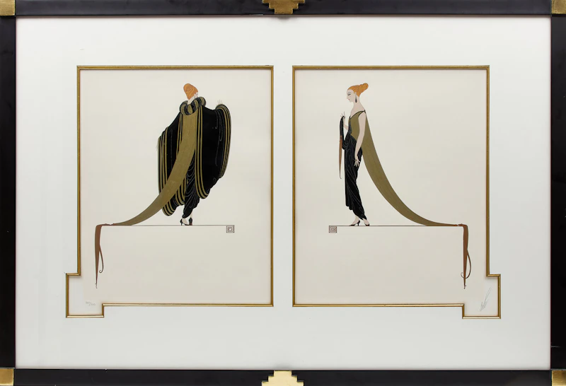 Romain de Tirtoff (Erté), Ready for the Ball, colour serigraph, 1981 - view 2