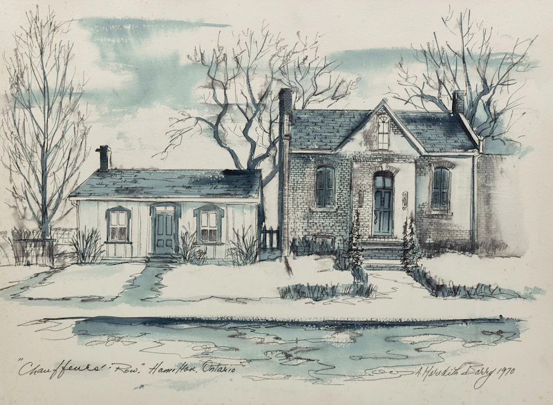 Chauffeurs Row, Hamilton, Ontario by Anne Meredith Barry