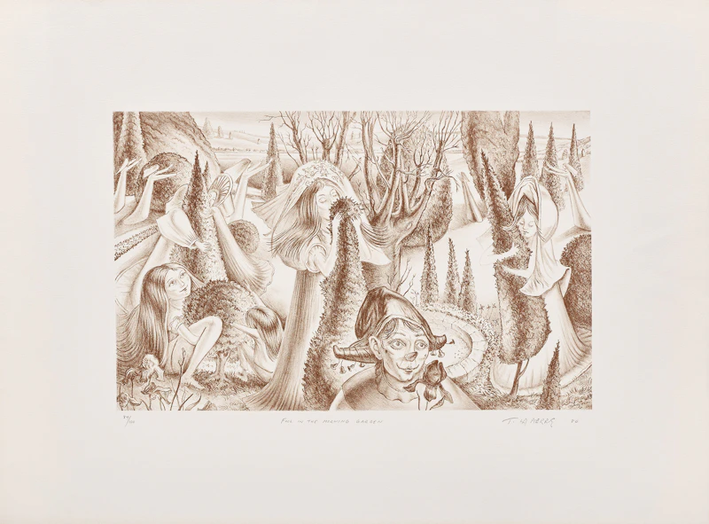 Thomas La Pierre, Fool in the Morning's Garden, nine lithographs - view 4