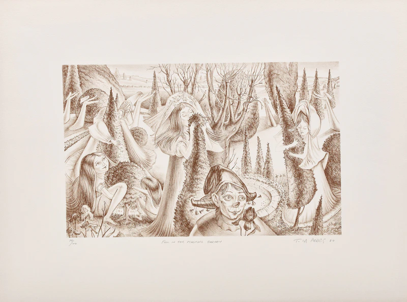 Thomas La Pierre, Fool in the Morning's Garden, nine lithographs - view 6