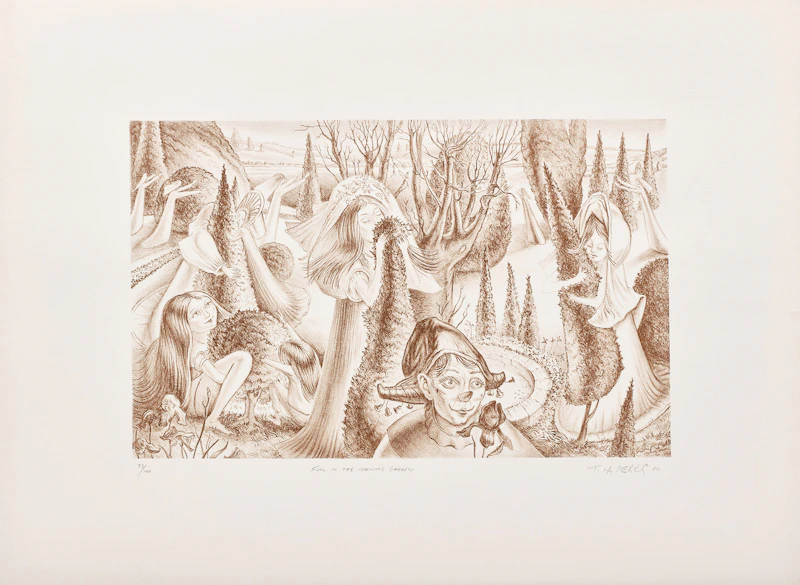 Thomas La Pierre, Fool in the Morning's Garden, nine lithographs - view 8