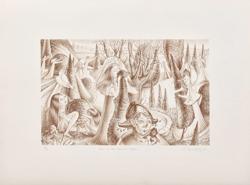 Thomas La Pierre, Fool in the Morning's Garden, nine lithographs - view 10