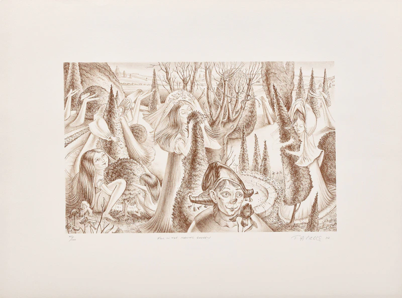 Thomas La Pierre, Fool in the Morning's Garden, nine lithographs - view 16