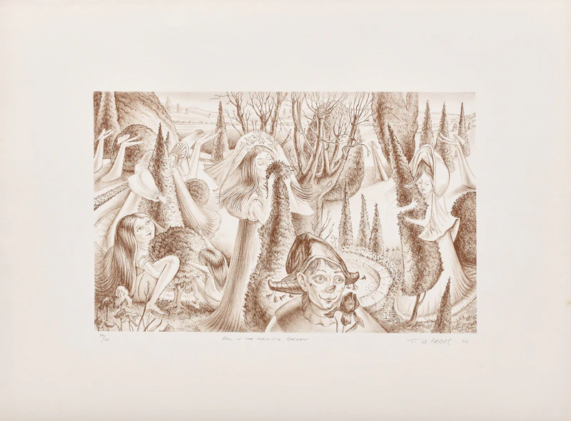 Thomas La Pierre, Fool in the Morning's Garden, nine lithographs - view 18
