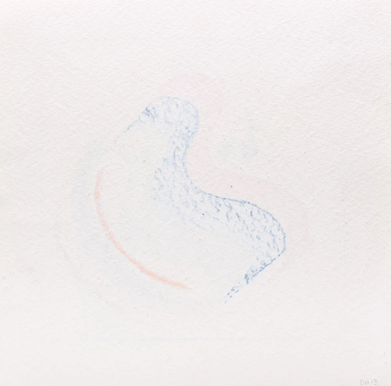 Dieter Hastenteufel, Two Untitled Abstracts, two colour pastels on paper - view 3