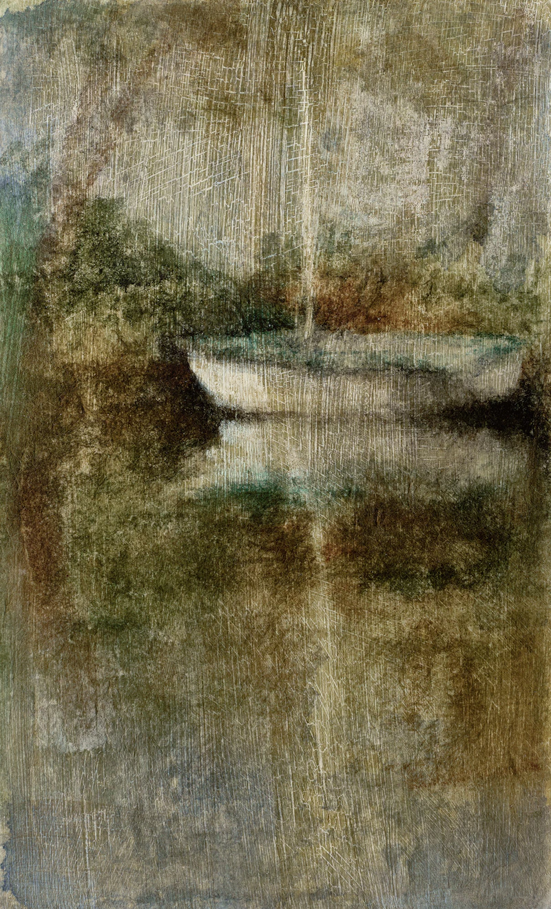 Martha Fleury, Landscape #33 and Landscape #37-42, two mixed media prints on paper - view 3