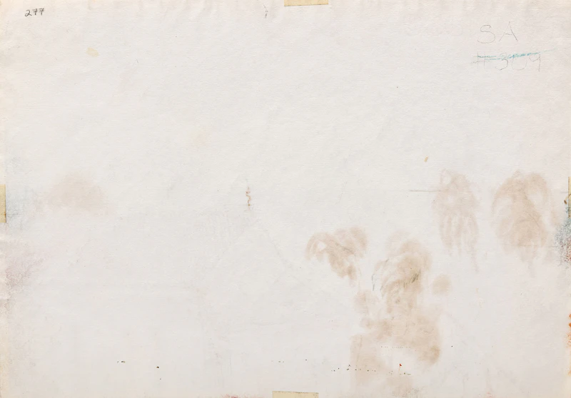 Gerald Trottier, Abstract, Study for Easter Series and Untitled (Tarifa Spain), three ink and wash on paper - view 8
