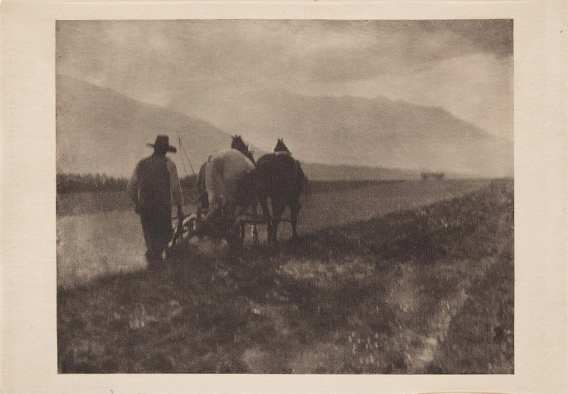 Ploughing (from Camera Work No. 12, October 1905) by Alfred Stieglitz