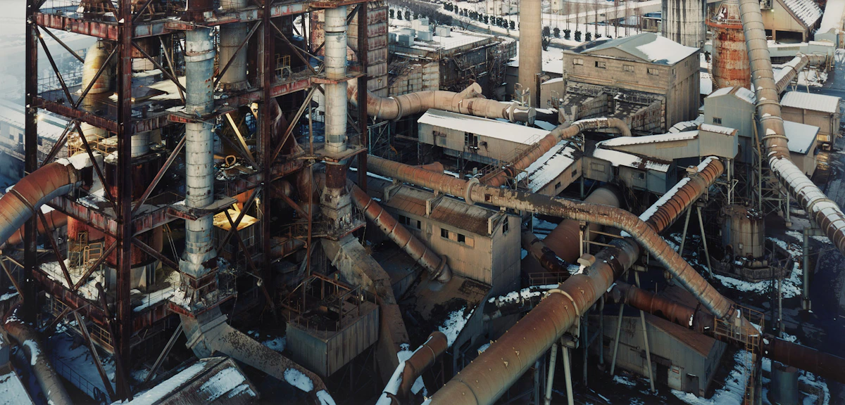 Naoya Hatakeyama, Lime Works 8-9 #25009; Lime Works 18-19 #39616, two c-prints