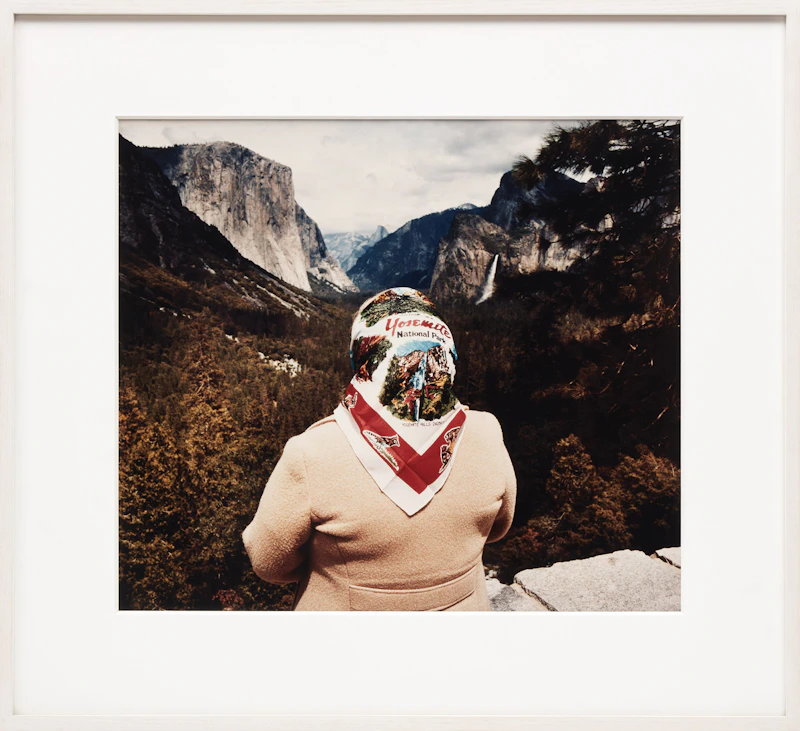 Roger Minick, Woman with Scarf at Inspiration Point from the Sightseer Series, c-print - view 2