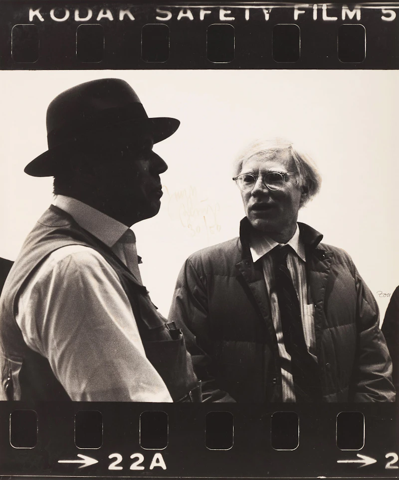 Joseph Beuys and Andy Warhol in New York, 1979 by Zoa (Brigitte Müller-Fehn)