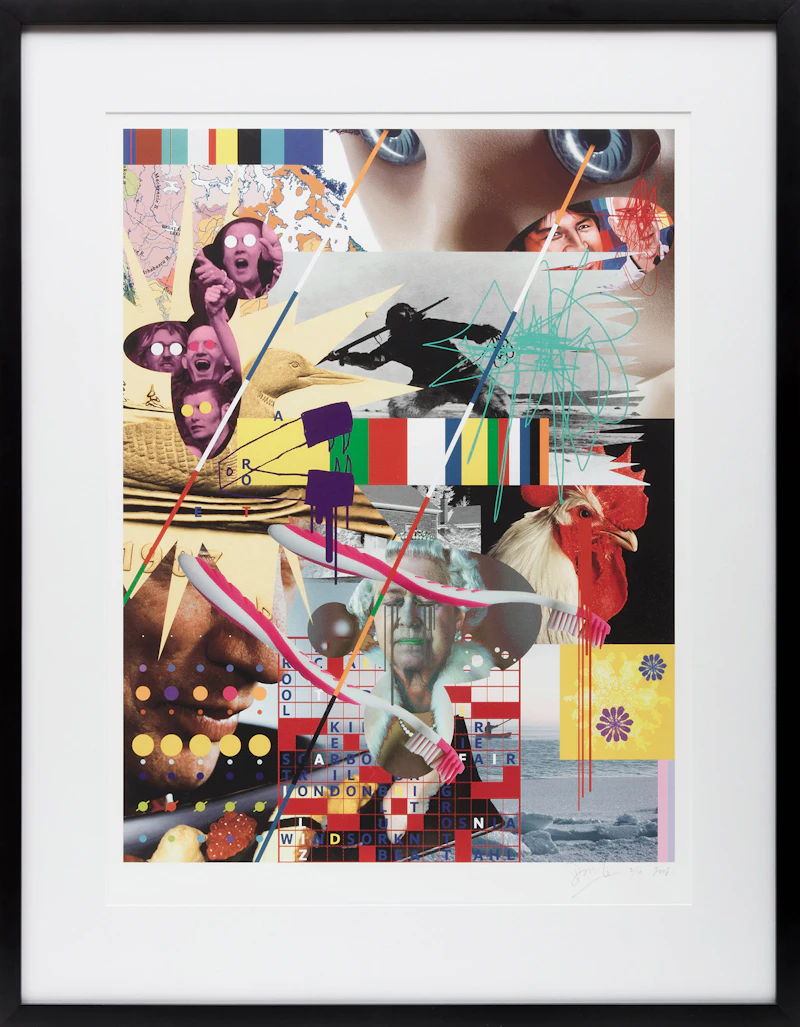 Douglas Coupland, Exploding Walrus (Cover for the "Walrus Magazine"), inkjet print on archival paper, 2008 - view 2