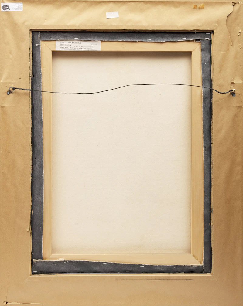Jane Ash Poitras, Ghost Dancers, 1996, mixed media collage on paper on canvas - view 3