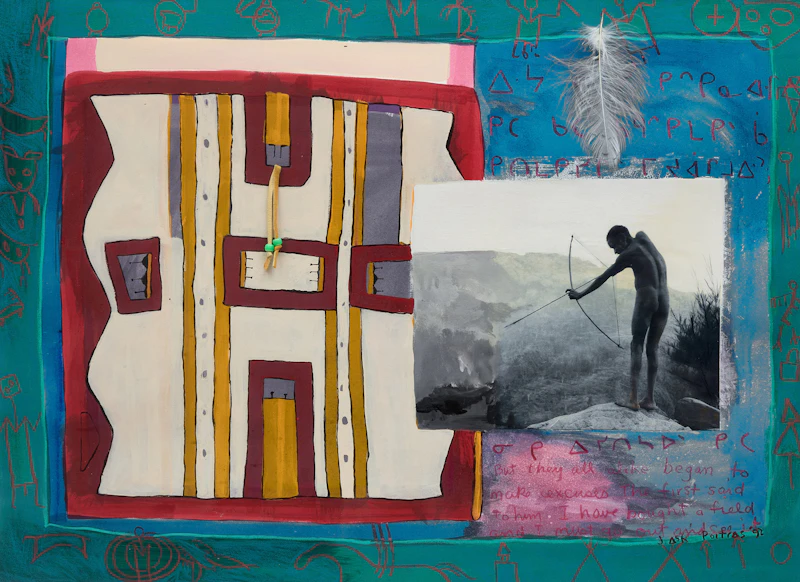 Parafleche Arrow, 1992 by Jane Ash Poitras