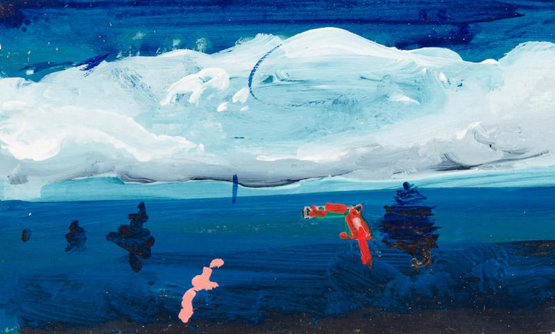 Cliff Eyland, Set of Six Paintings, six mixed media on wood