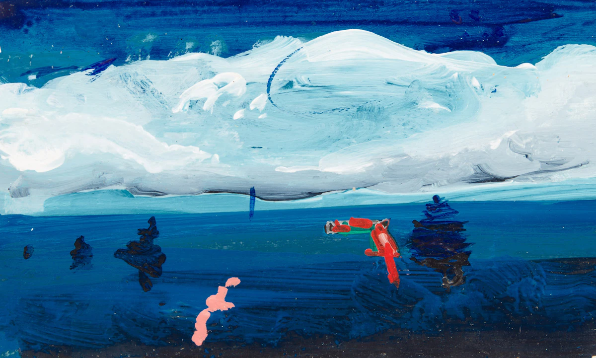 Cliff Eyland, Set of Six Paintings, six mixed media on wood