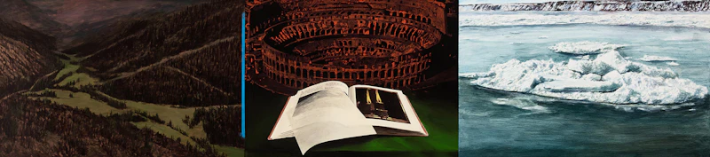 Paul Beliveau, Les vies parallèles XXXIX, oil on board