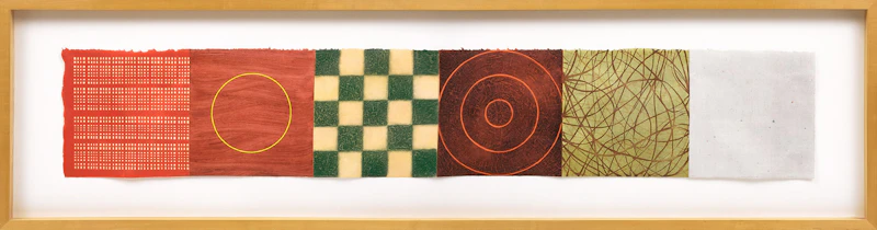 David  Shapiro, Savasan 9, colour etching and carborundum collagraph, 1996 - view 2