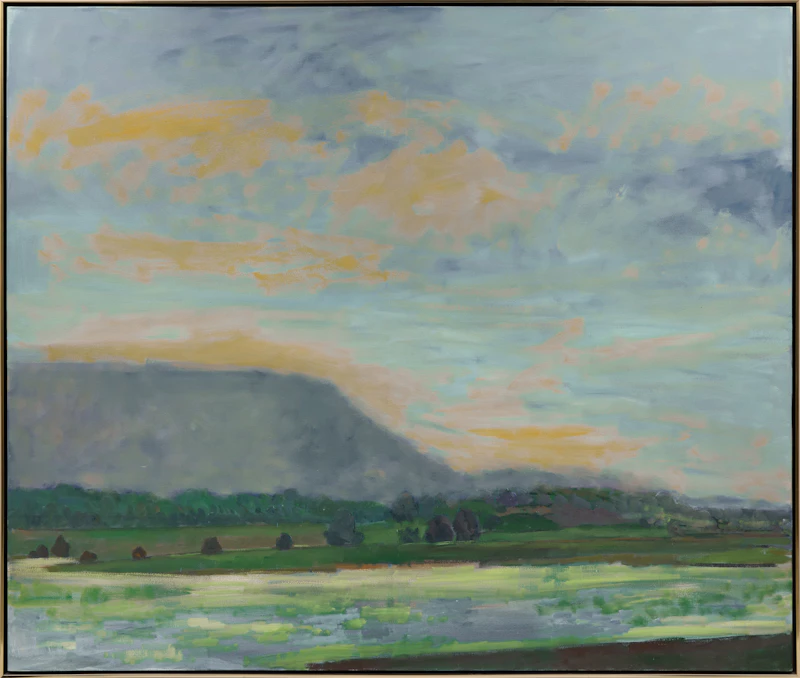 Gregory Hardy, Swamp on the Flats (Mashomack), 1989, oil on canvas - view 2