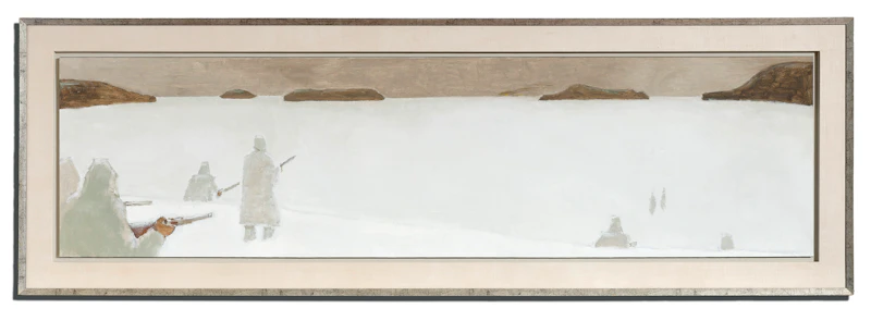 Jean Paul Lemieux, La chasse aux phoques, circa 1979-1980, oil on linen, circa 1979 - view 2