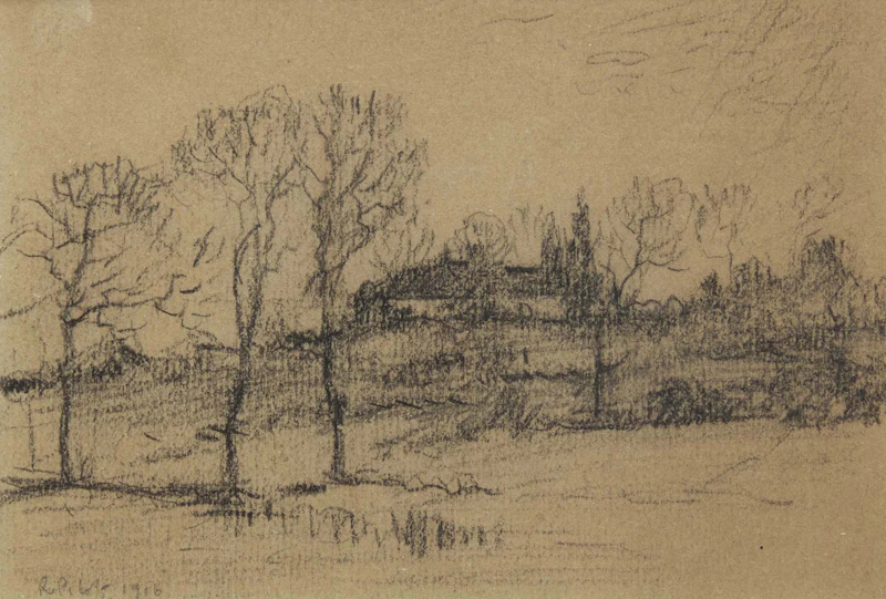 English Countryside Around Salisbury by Robert Wakeham Pilot