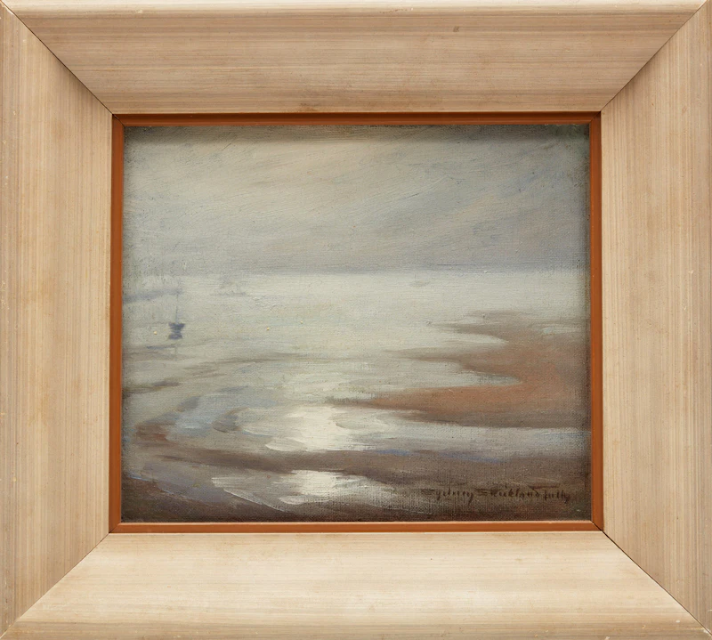 Sydney Strickland Tully, Calm Sea, oil on canvas - view 2