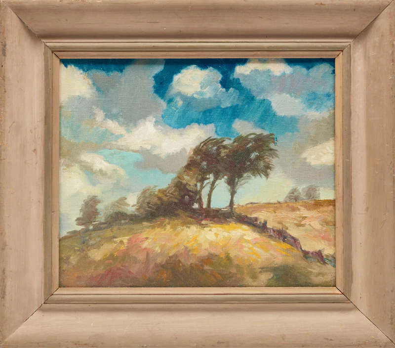 Towards the Sioux School; Hilltop View by Aleen Elizabeth Aked
