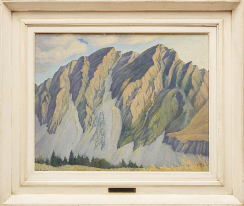William Percival Weston, Keremeos, B.C., 1960, oil on board, circa 1960 - view 2