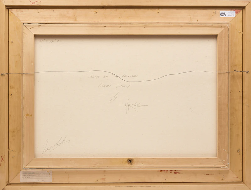 Ivan  Wheale, Island at Fort La Cloche, (Lake Huron), oil on canvas - view 3