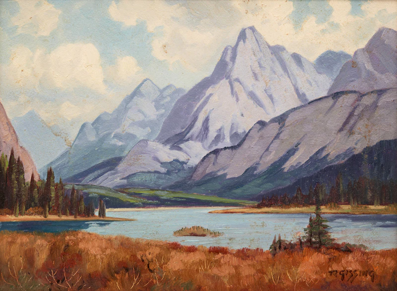 Saskatchewan River Valley by Roland Gissing