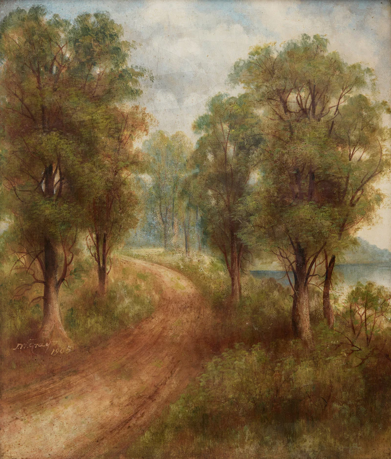 Untitled (Country Lane), 1905 by John Warren Gray