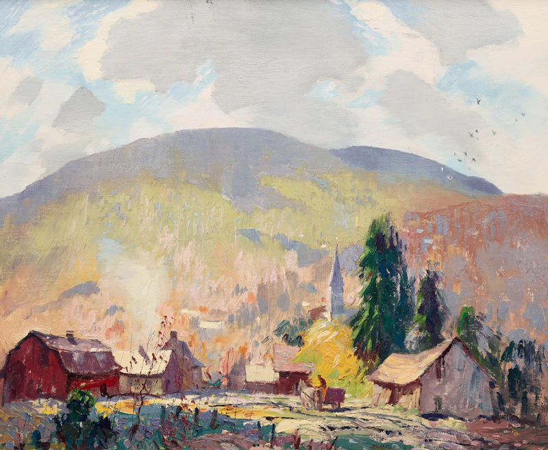 Autumn Morning, Baie St. Paul, P. Que. by George Franklin Arbuckle