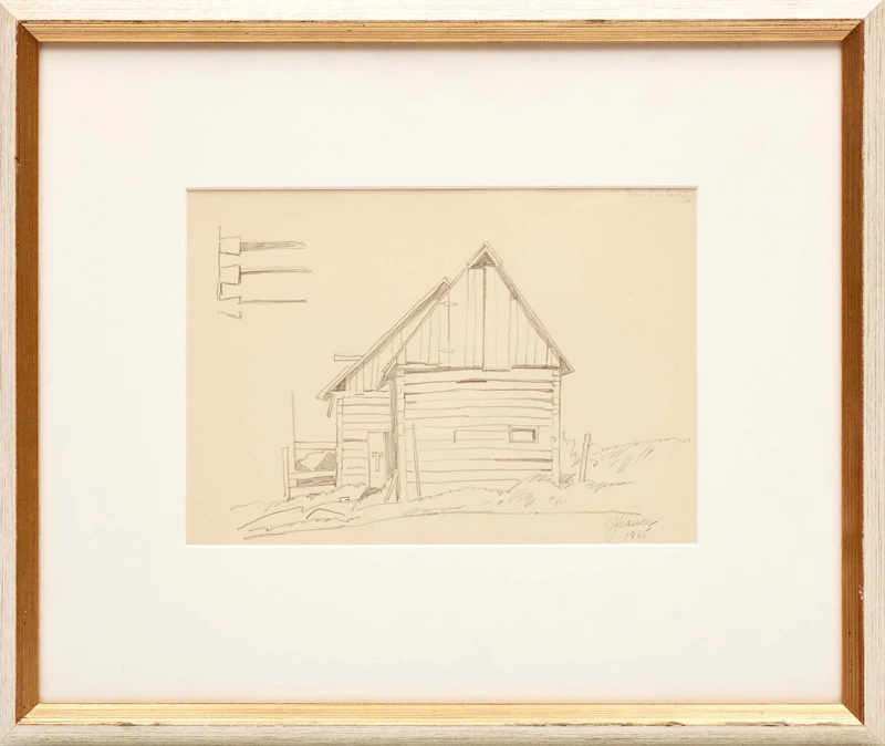 Alfred Joseph Casson, New Carlaw, 1965, graphite - view 2