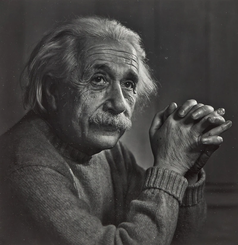Yousuf Karsh, Albert Einstein, gelatin silver print