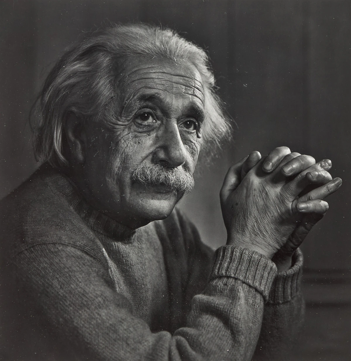 Yousuf Karsh, Albert Einstein, gelatin silver print