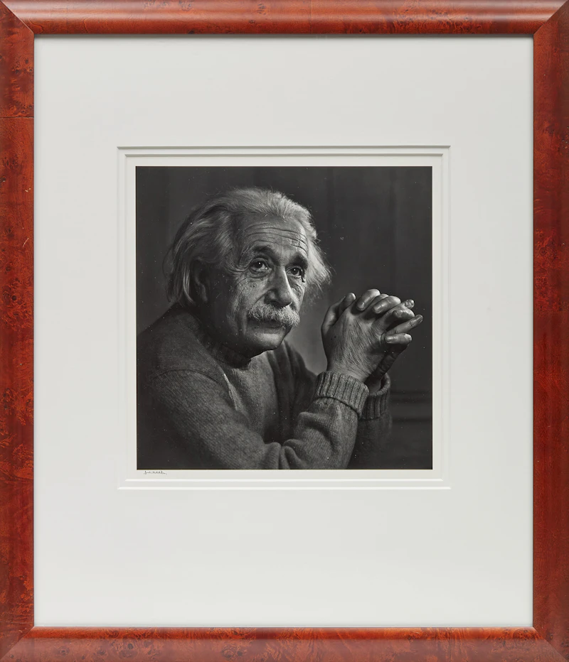 Yousuf Karsh, Albert Einstein, gelatin silver print - view 2