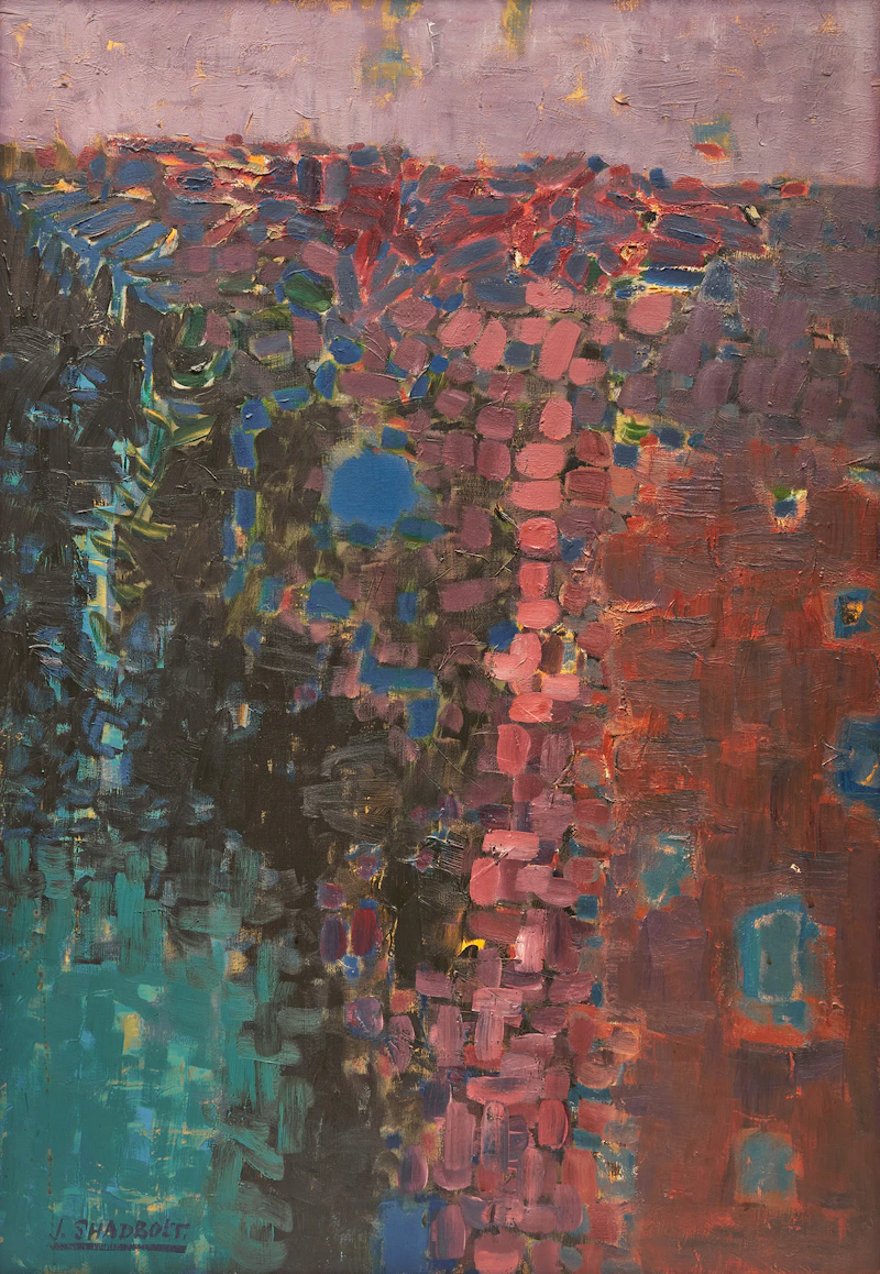 Jack Leonard Shadbolt, Abode of Blue, 1959, oil on canvas