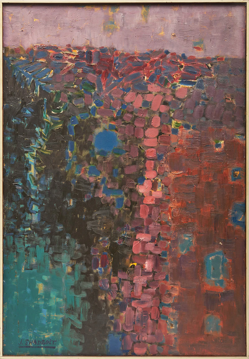 Jack Leonard Shadbolt, Abode of Blue, 1959, oil on canvas - view 2