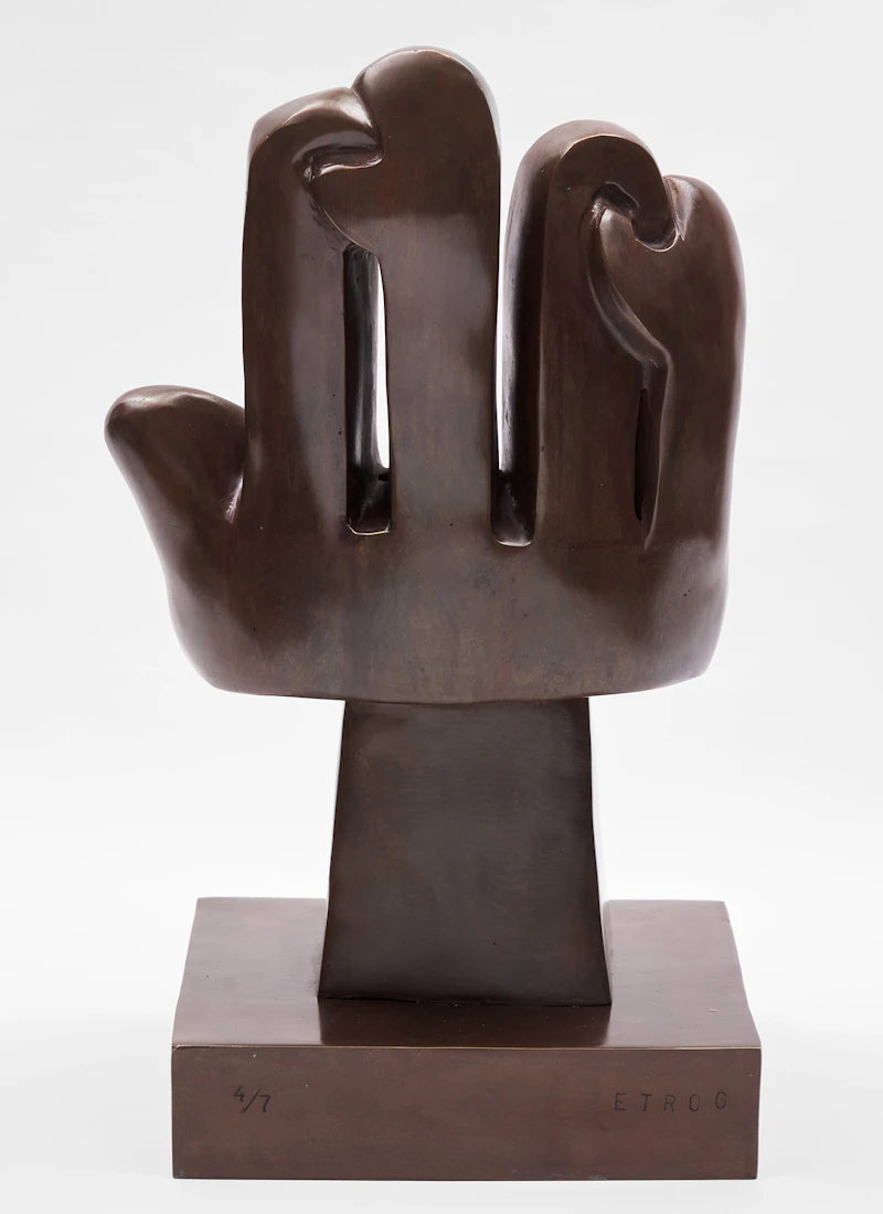 Sorel Etrog, Small Chair (Hand), 1969, bronze - view 2