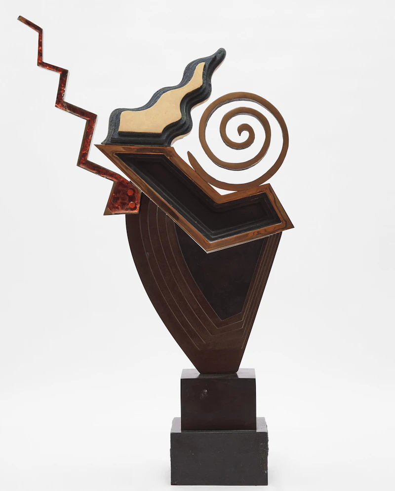 Antonio Kieff, The Mind, 1989, polished and patinated bronze