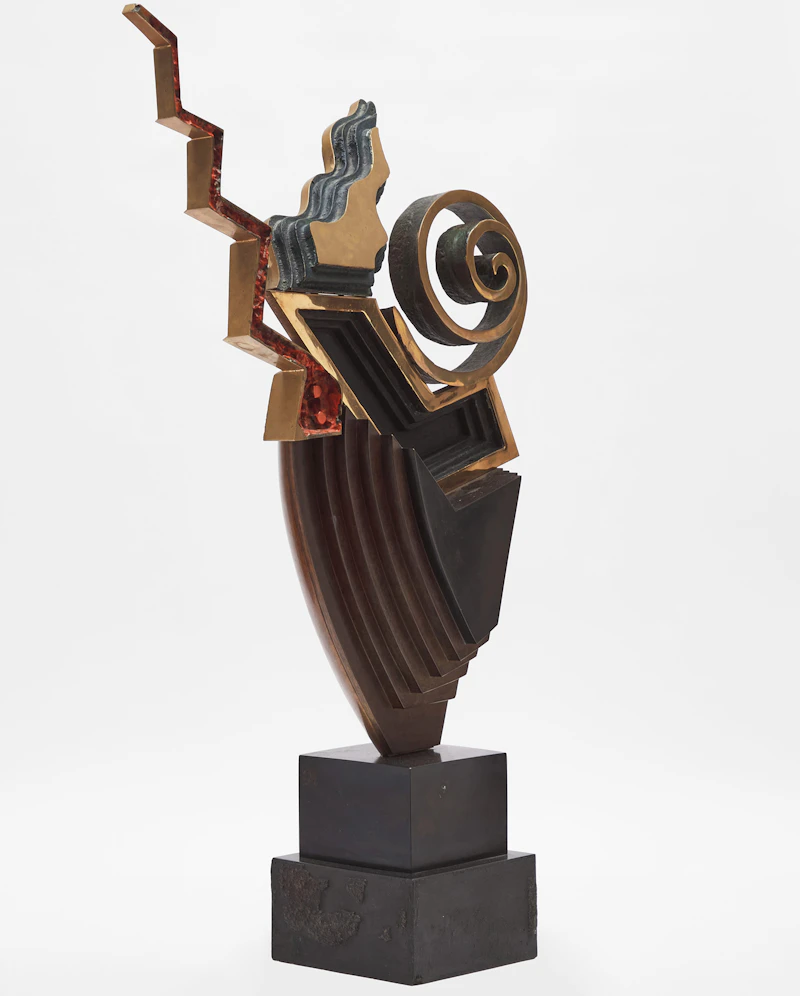 Antonio Kieff, The Mind, 1989, polished and patinated bronze - view 2