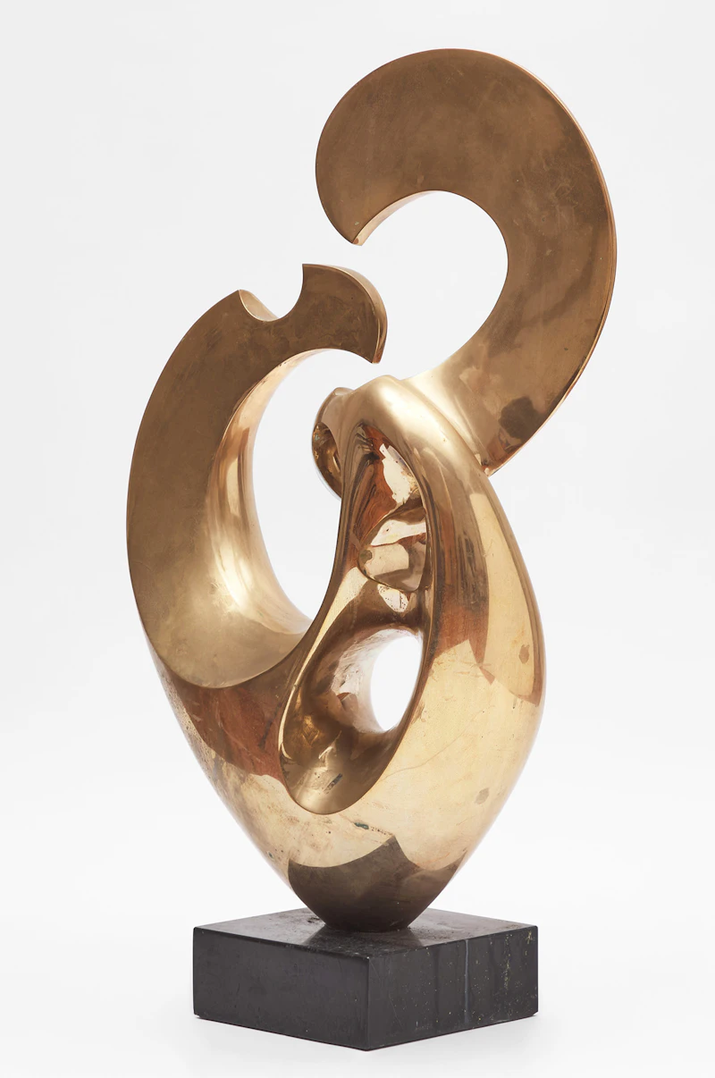 Antonio Kieff, Love #VI, circa 1979, polished and patinated bronze