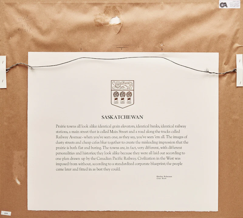 Jean Paul Lemieux, Canada Album, 1984, 12 colour prints with commemorative stamp sheet - view 4