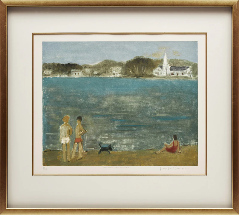 Jean Paul Lemieux, Canada Album, 1984, 12 colour prints with commemorative stamp sheet - view 20