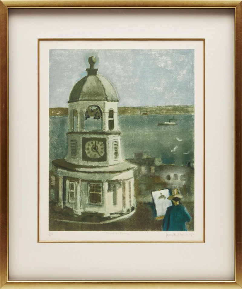 Jean Paul Lemieux, Canada Album, 1984, 12 colour prints with commemorative stamp sheet - view 30